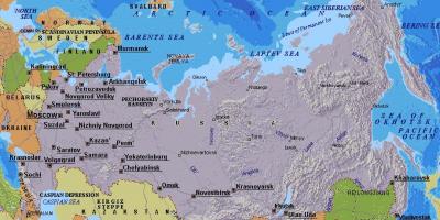 Moskau-map - Karten Moskau (Russland)