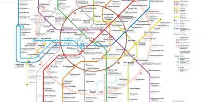 U-Bahn Moskau Karte