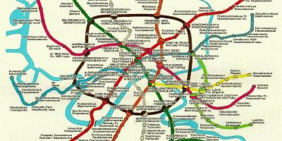 Moskau-rail-Karte