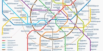 Metro Moskau Karte